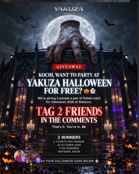 Yakuza Halloween poster
